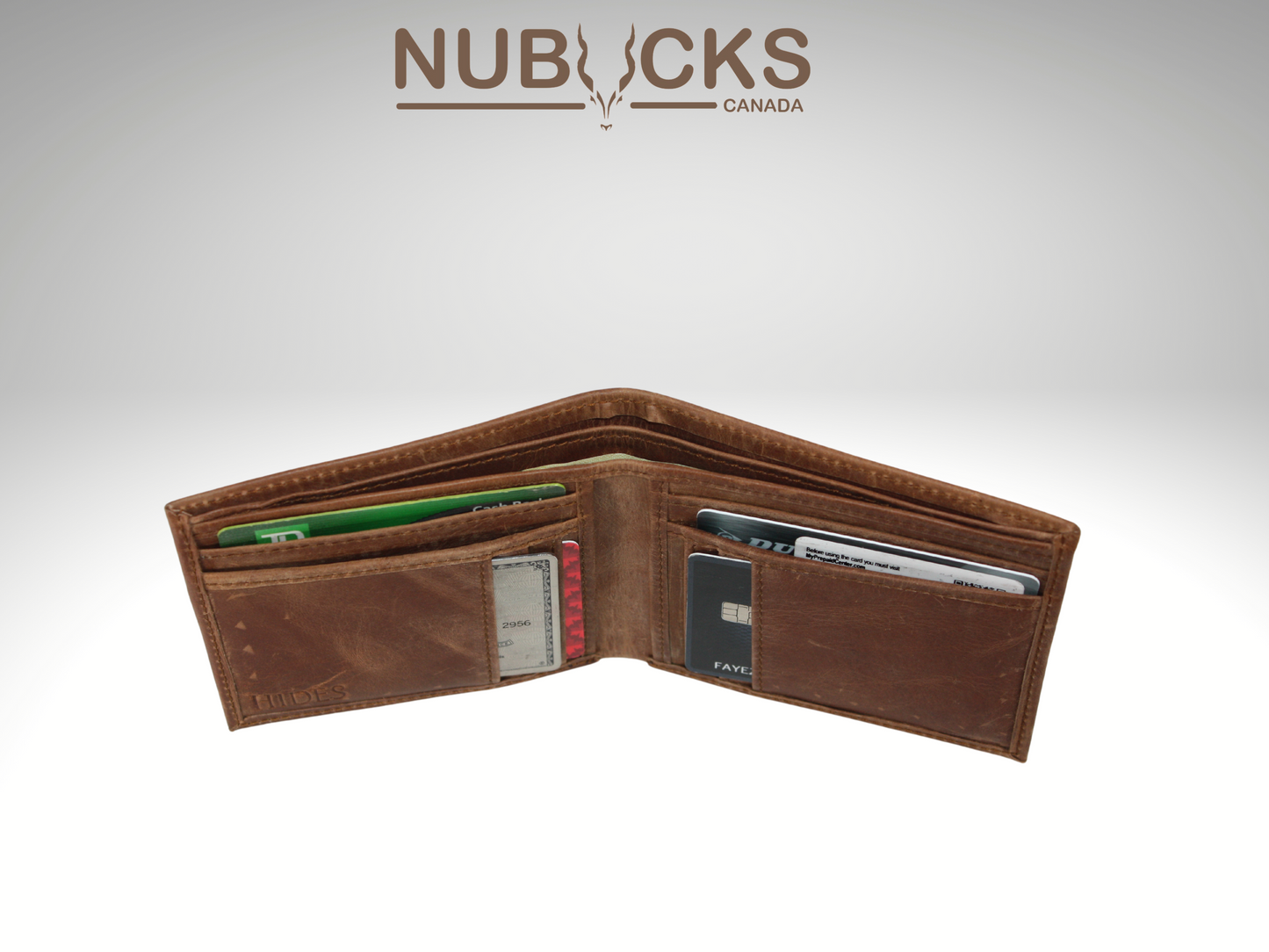 Wallet - BillFold Distressed Brown Crazy Horse