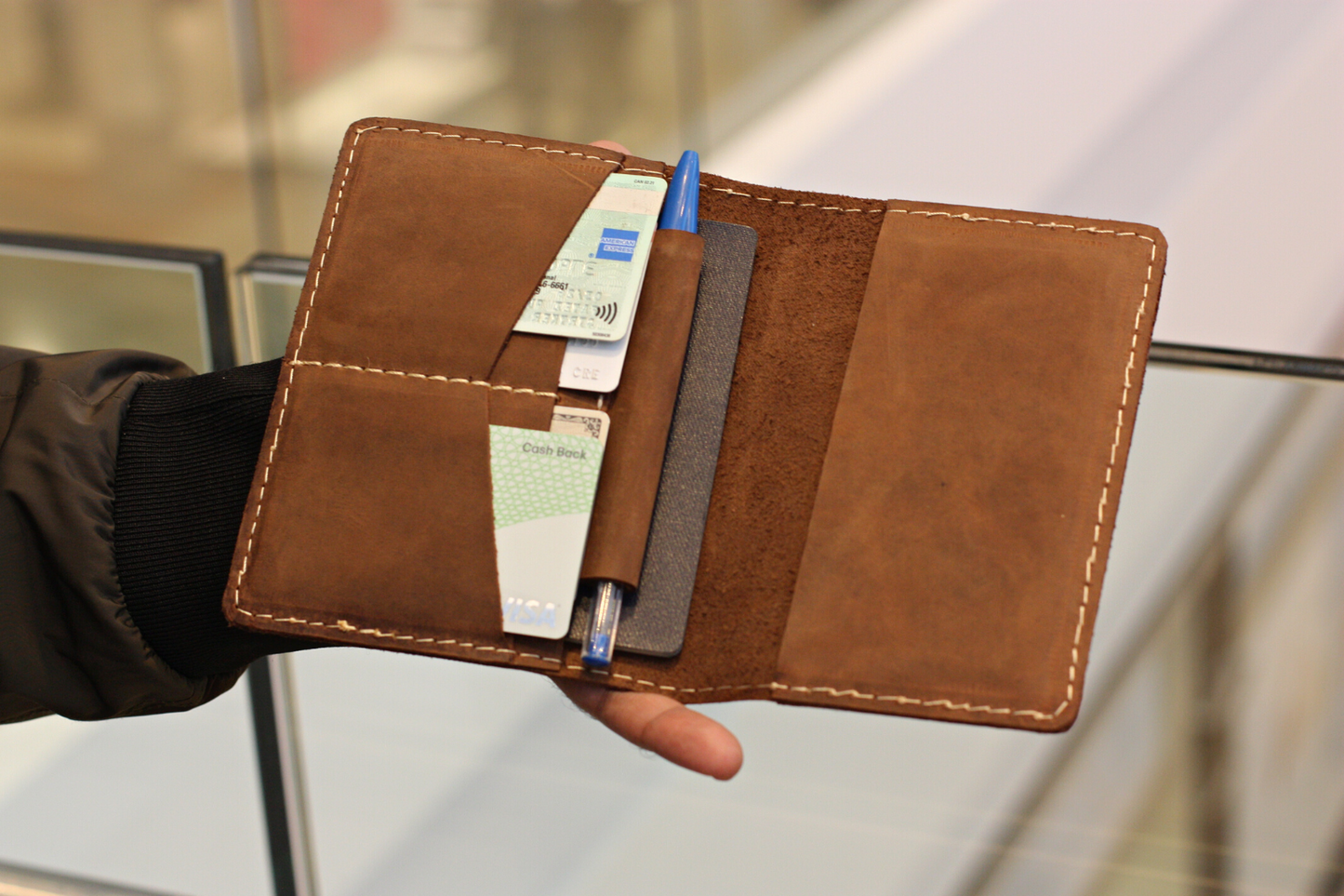 The Passport Holder - Thickest Full Grain Hide Leather