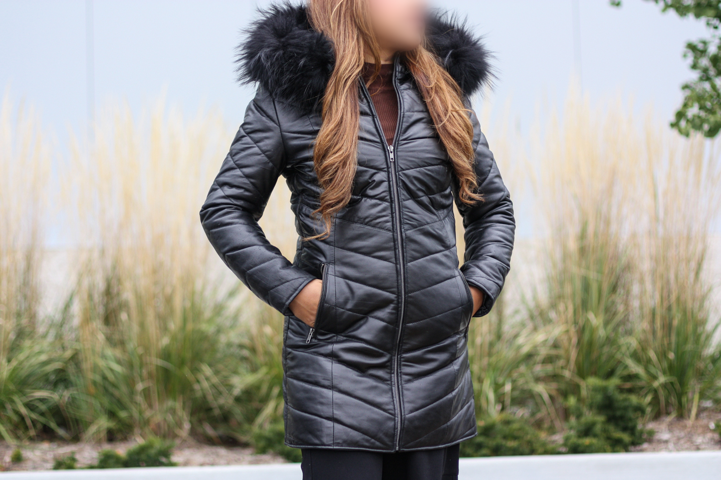 The Winter Puffer - black coat