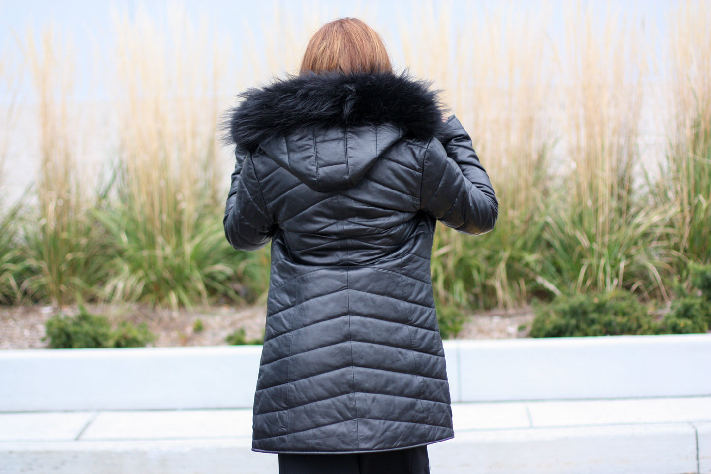 The Winter Puffer - black coat