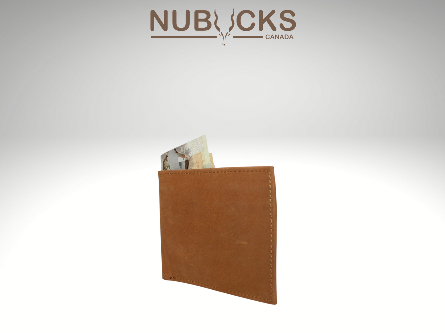 Nubucks Wallet - BillFold - Saddle Brown Crazy Horse